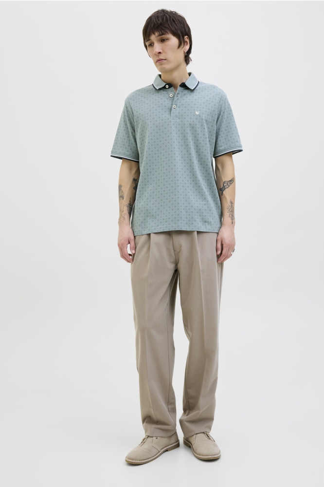 JPRPAULOS PLAY AOP BLU. SS POLO 12154548 Stormy Sea/NEW